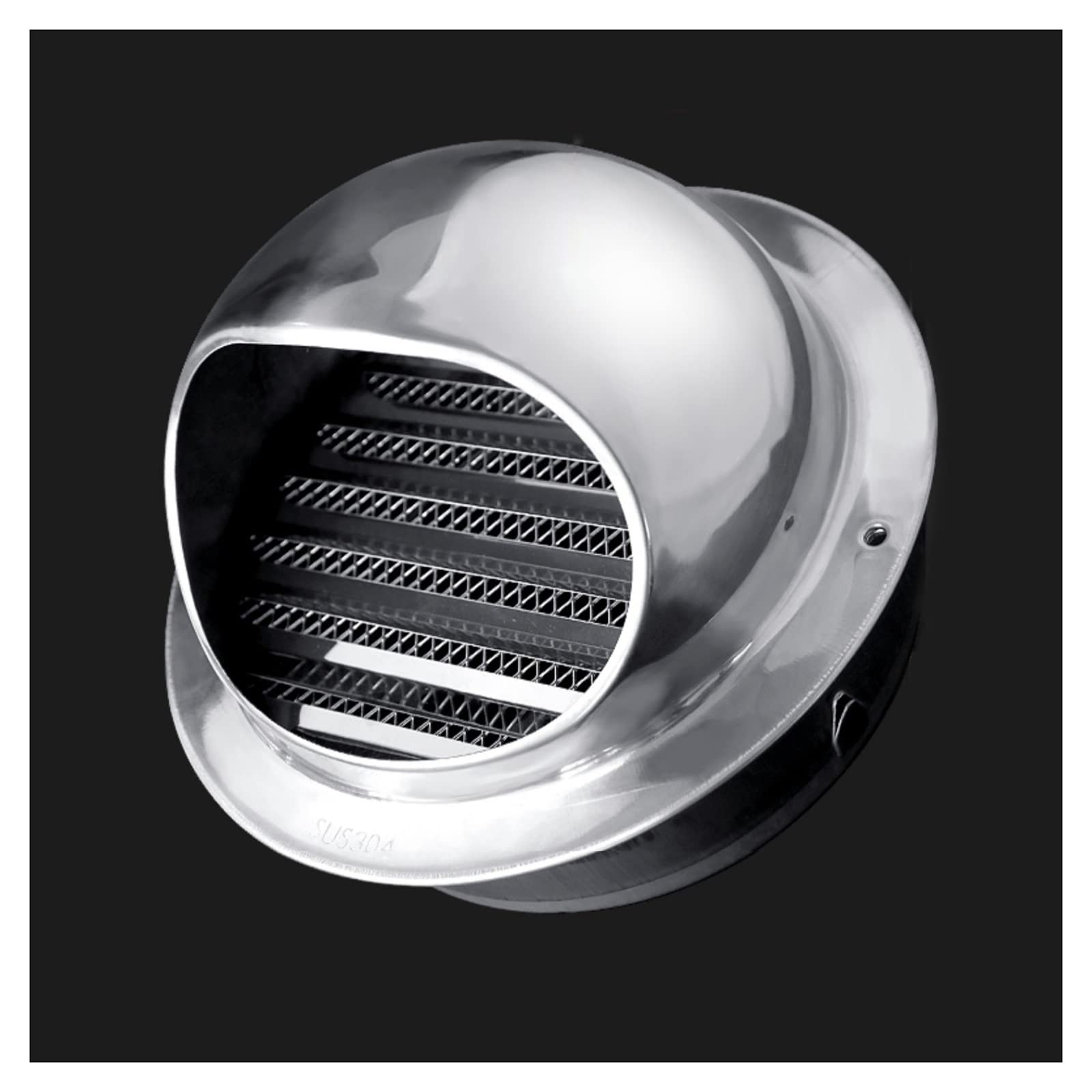 Griglia Ventilazione Rotonda,Condotto di Ventilazione a Parete Rotonda,Griglia Aria Scarico Rotonda,per ventilatori Cucina,asciugatrici elettriche,cappe aspiranti,190mm/7.48in