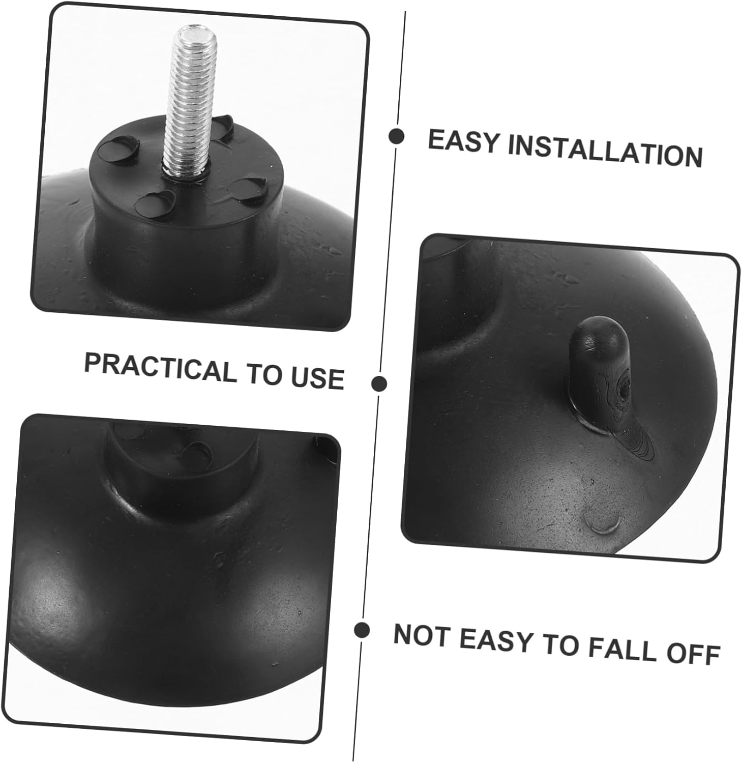 Garneck 20pcs Furniture Floor Protectors Skid Cover Replacement Bath Tip Cap for Chair Leg Safe