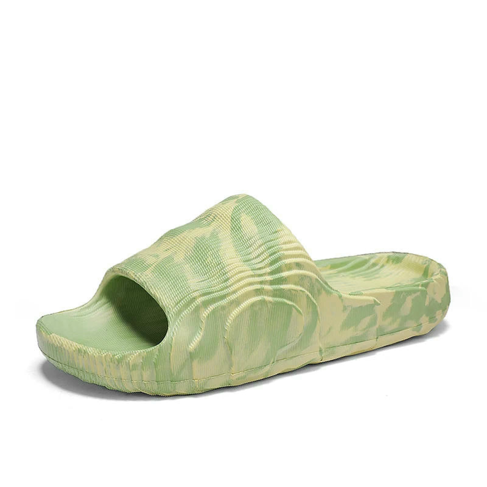 WANGSHUO Ciabatte Uomo Pantofole da Casa Estate Slifori Eva con Solpatura Non Slittata-verde-40-41
