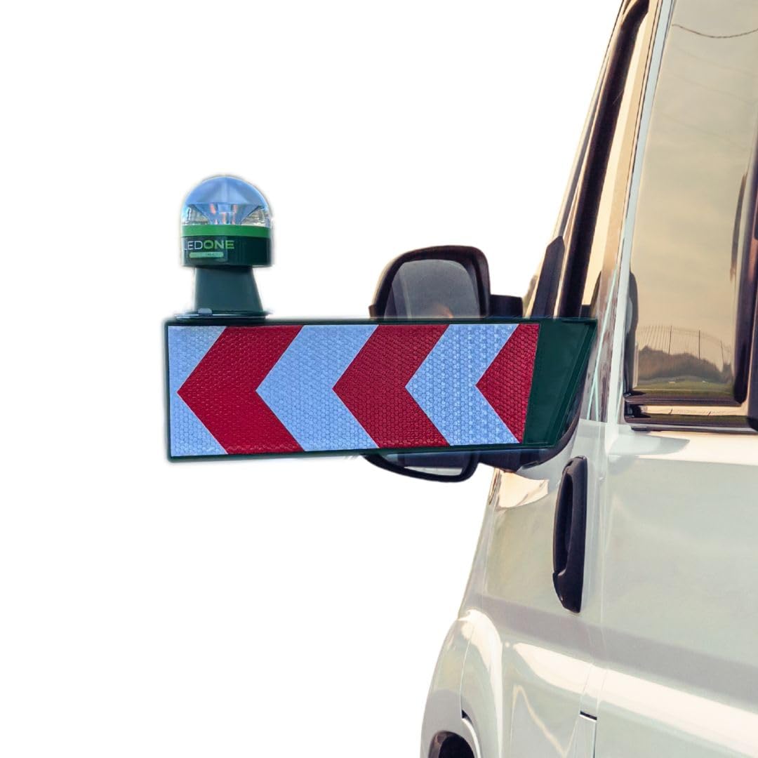 LEDONE Connected + Señal Flecha - Baliza V16 Homologada DGT con Geolocalizador obligatoria para 2026 con SIM y Datos pagados hasta 2038. Luz emergencia Coche Homologado DGT. Balizas Homologadas DGT