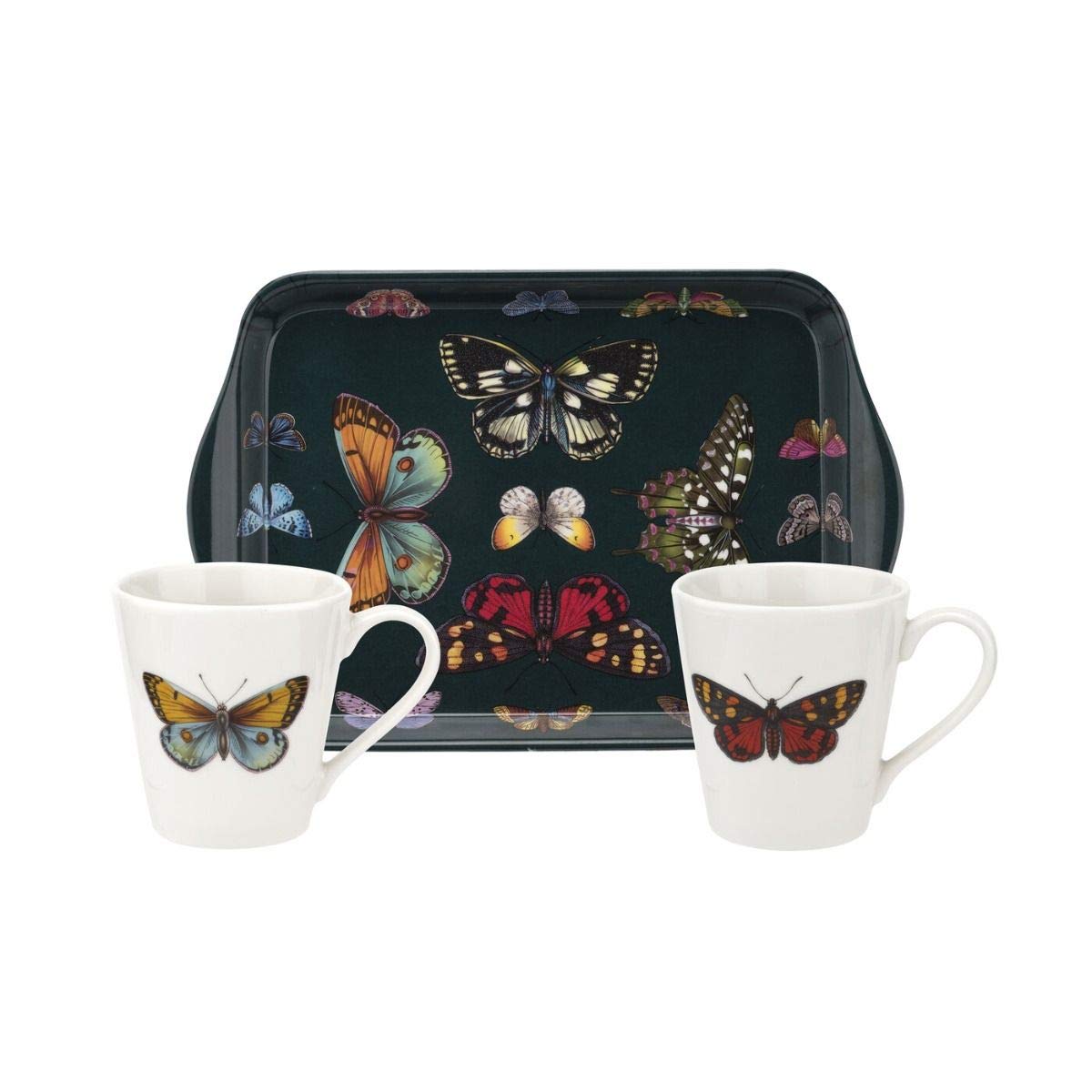 Tasse et plateau Botanic Garden Harmony Pimpernel au design britannique