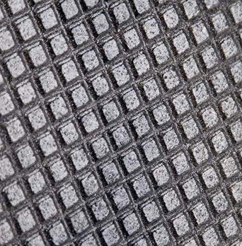 Miniatura 4 de AME D'ESSENCE (1 unidad) Prensa de hamburguesa pesada de hierro fundido de grado comercial, ideal para hamburguesas o panini, tamaño mediano, 8 x 4