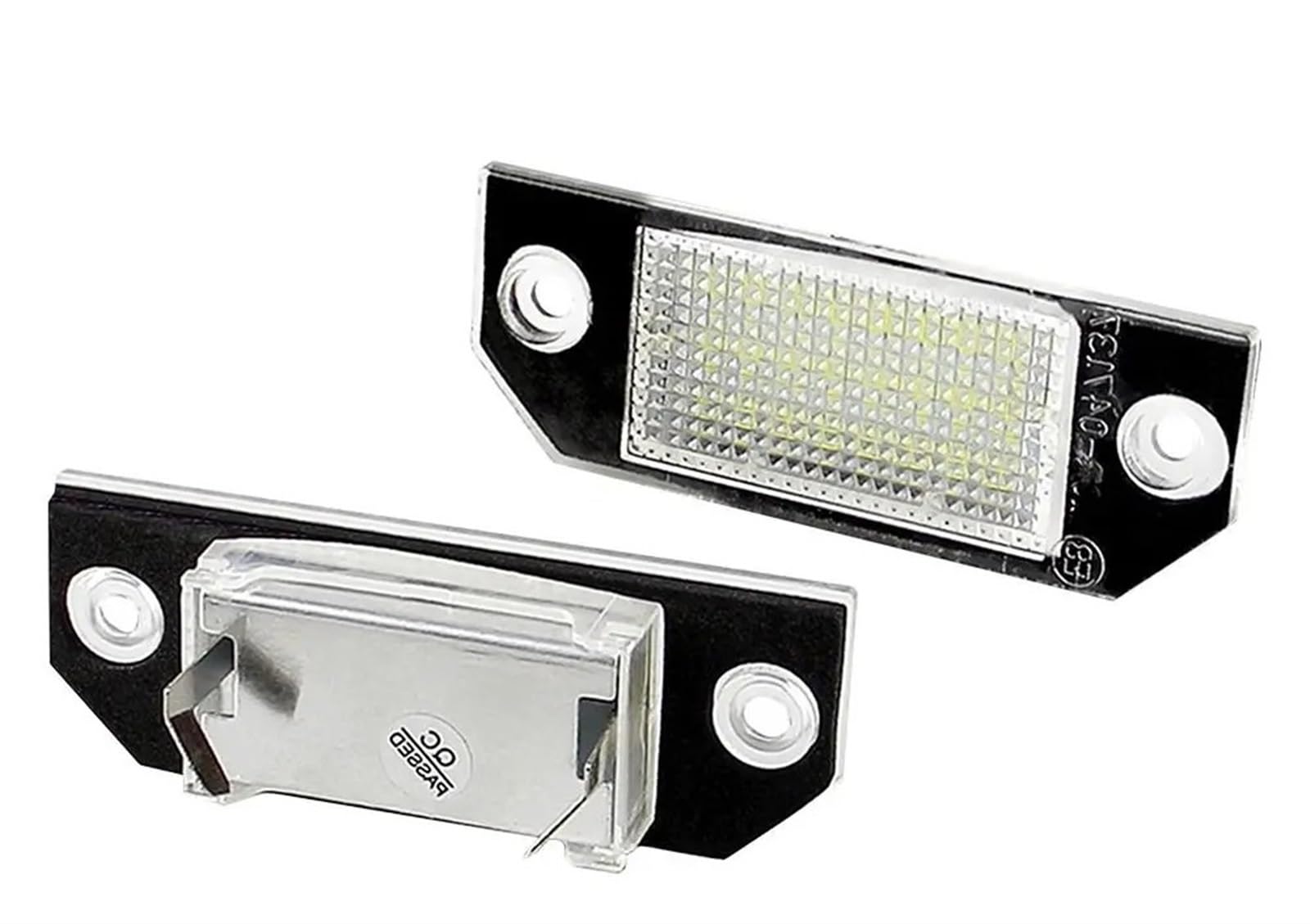 Luces matricula LED blanca 6500K para Ford Focus MK2 y C-MAX 2003-2008 8