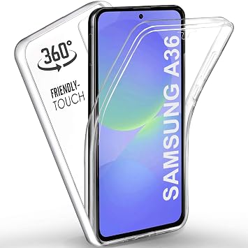 Galaxy A36 / A36 5G Case, Front & Back 360  Clear Protector Full Body Case Cover Hard PC & Soft TPU Silicone Gel Mobile Phone Case Anti-Shock Cover For Samsung Galaxy A36 5G