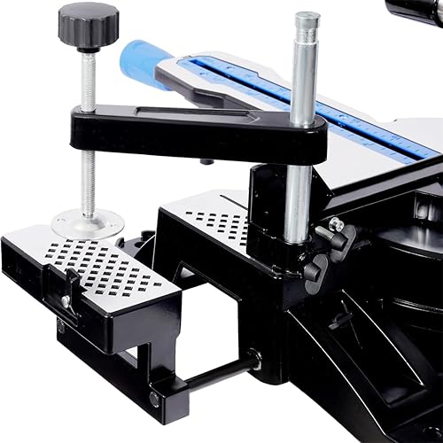 Miniatura 4 de Sierra ingletadora deslizante de doble bisel de 12 pulgadas con guía láser, hoja 80T, bisel de 0-45, sierra ingletadora de 15 amperios con mesa de