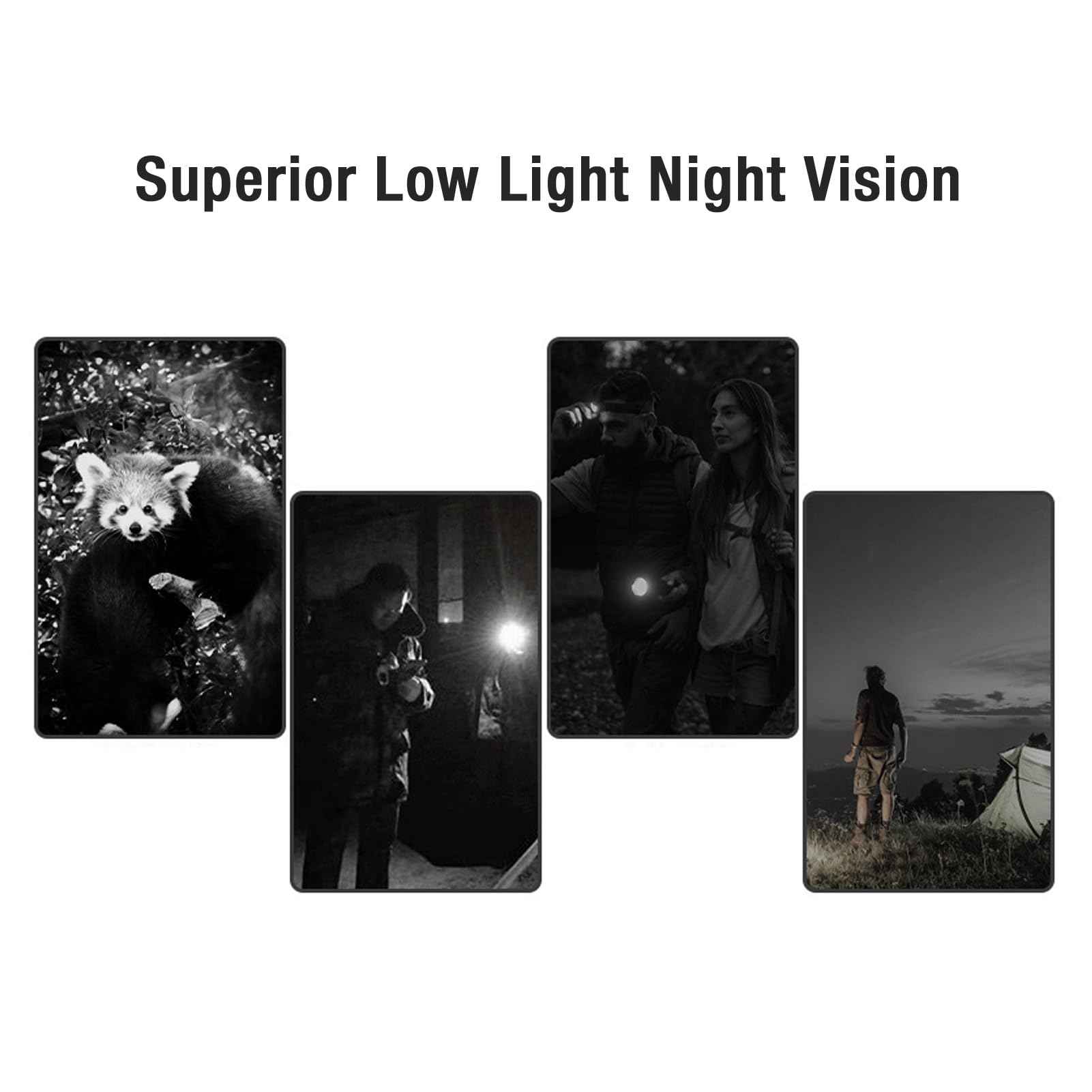 Cámara Ocular Electrónica Telescópica con Pantalla a Color de 3 Pulgadas, 4K a Todo Color, Cámara Telescópica de Visión Nocturna con Poca Luz para Miras de 22 Mm a 46 Mm (Sin
