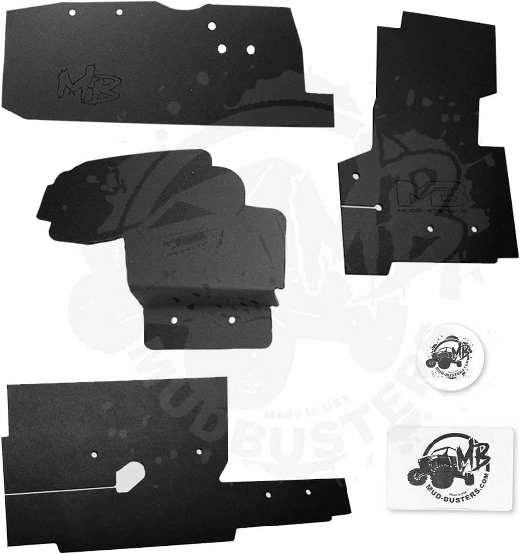 MudBusters Firewall Splash Shields for Yamaha Wolverine RMAX2 & RMAX4 1000 (2021–2023) – UTV Mud Guards & Splash Protection Panels – Designed & Manufactured in The USA