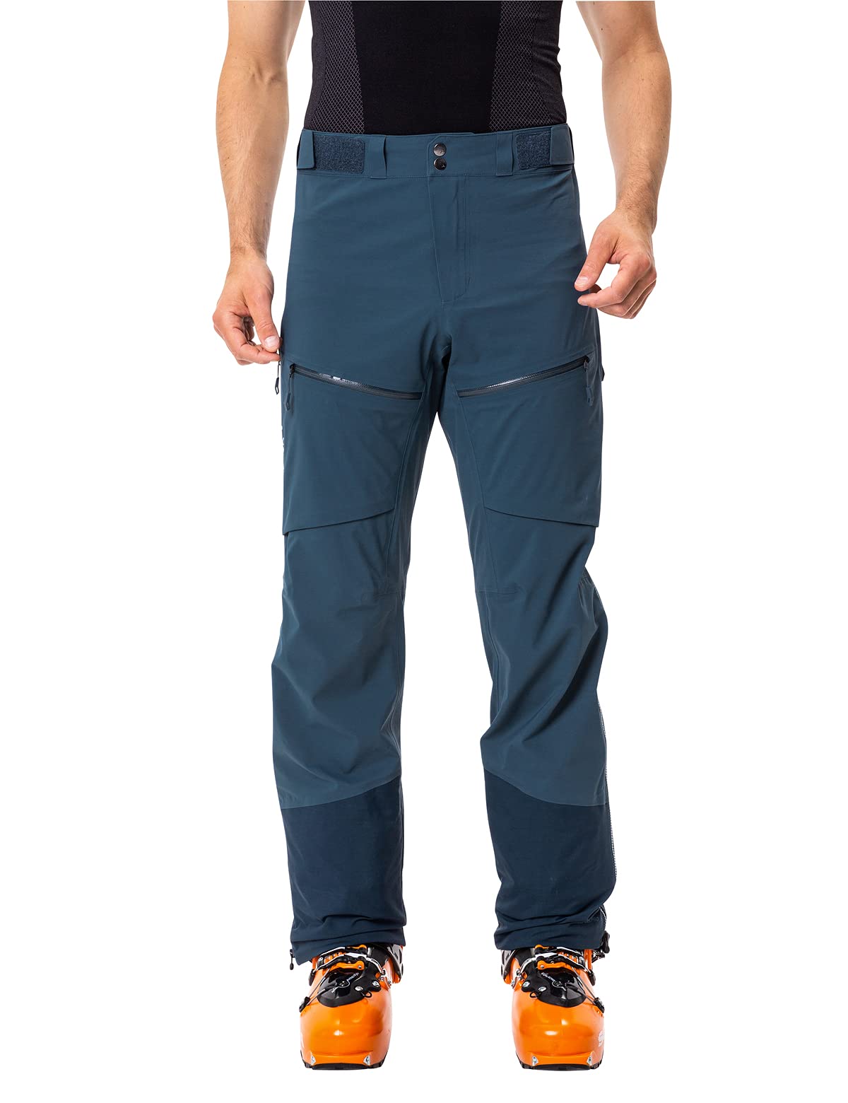VAUDE Monviso 3-Lagen Skitourenhose Trekkinghose Wanderhose Herren schwarz schwarz