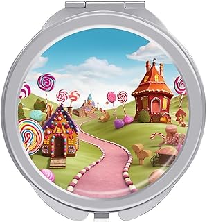 Candy Land - Espejo de maquillaje de viaje co...