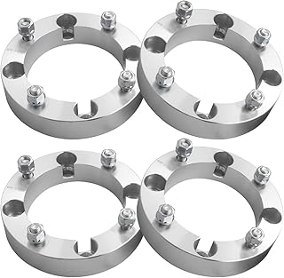 GAsupply 4x156 ATV Wheel Spacers, Compatible with 2013+ Polaris Ranger, 2014+ RZR XP 1000, 2015+ RZR Trail 900, 900 XC, RZR High Performance S 900, 1.5 inch Thick, 131 Hub Bore, 12x1.5 Studs