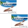 2 x Bounty Milk Chocolate Crispy Rolls Multipack 117g, Premium Taste