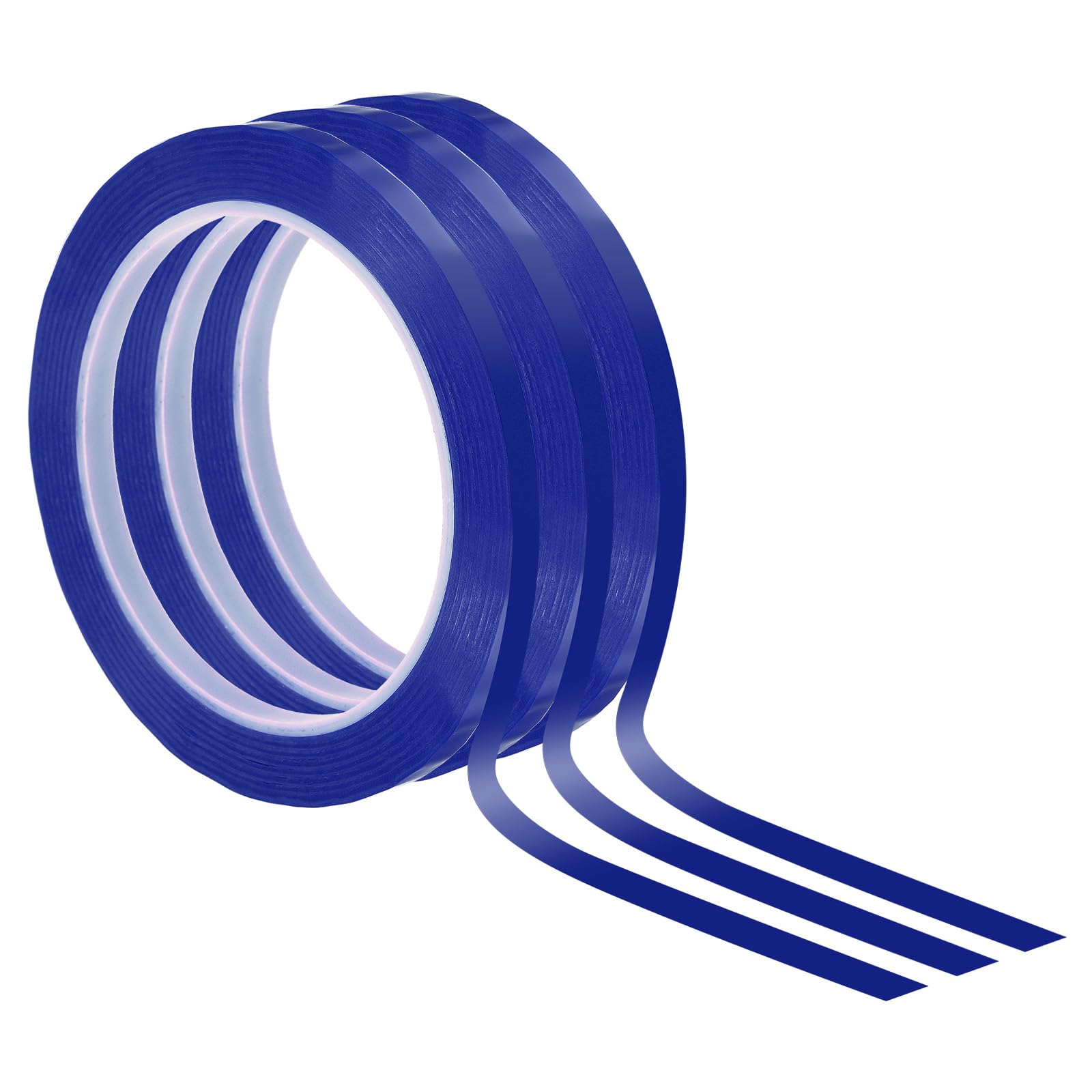 PATIKIL Whiteboard Tape 5mm X 66m, 3 Pack Thin Dry Erase Tape for Graphic Chart Marking DIY Art Blue