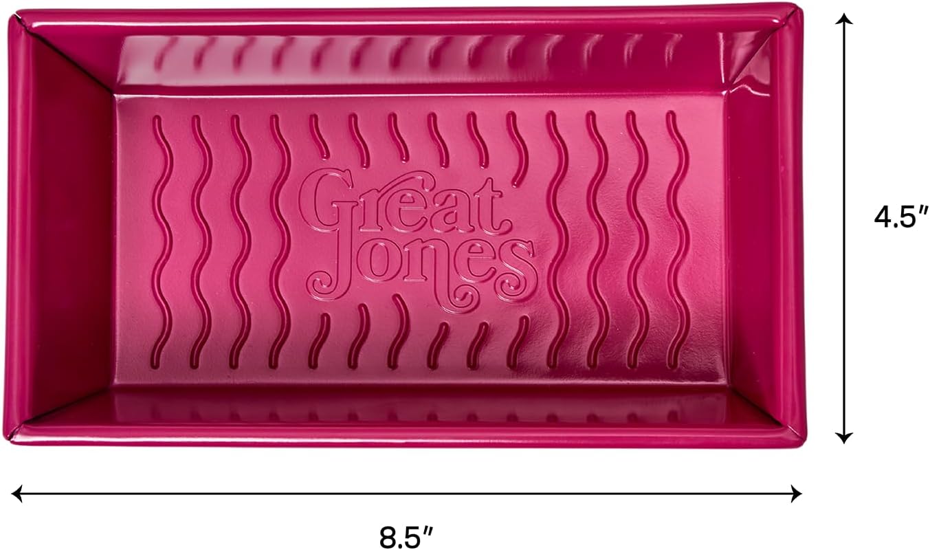 Great Jones Breadwinner (Raspberry) | Nonstick Loaf Pan for Bread, Cakes & More | Aluminized Steel with Easy Release Coating | Oven-Safe to 450°F | Even Heat Distribution | Dishwasher-Friendly - Image 2