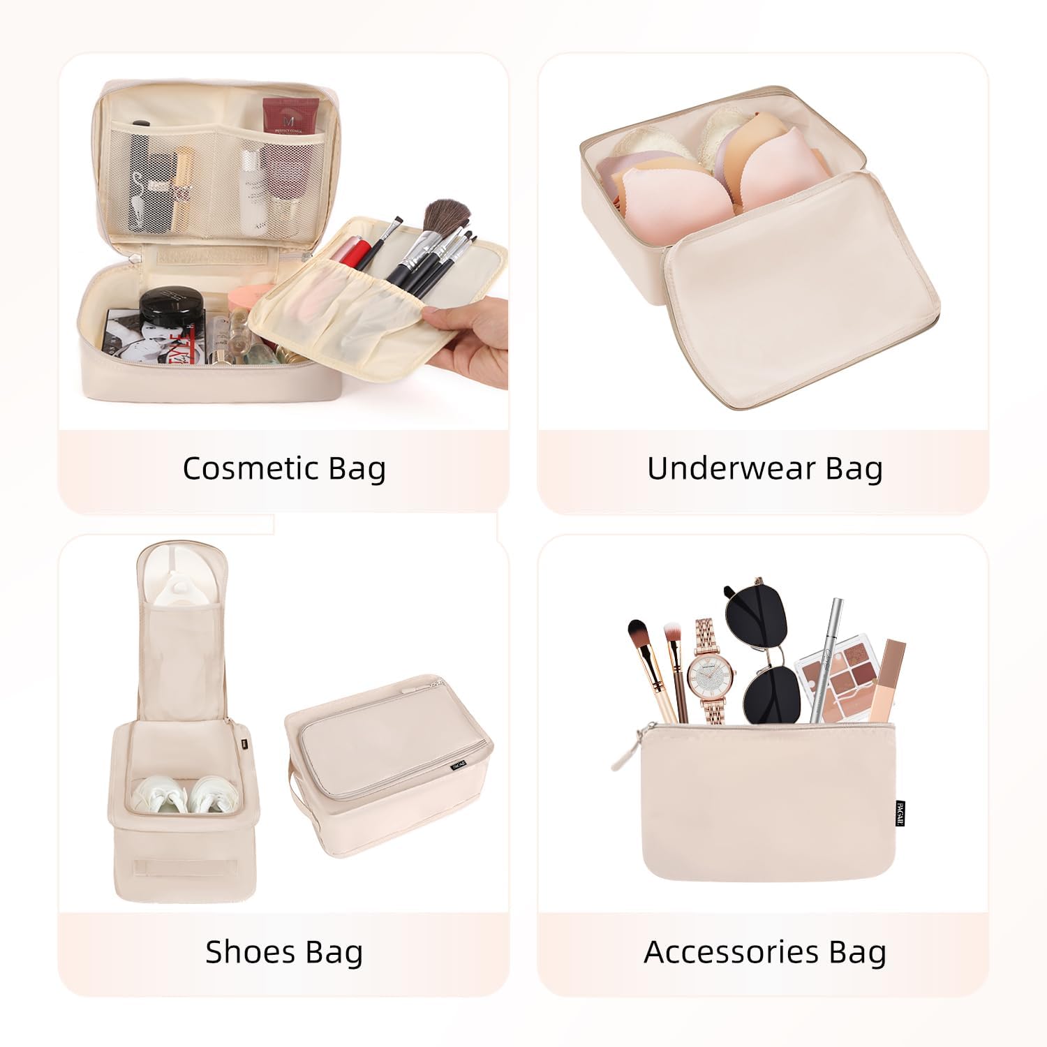 Travel Smart: Discover the BAGAIL 8 Set Packing Cubes for Ultimate Organization!