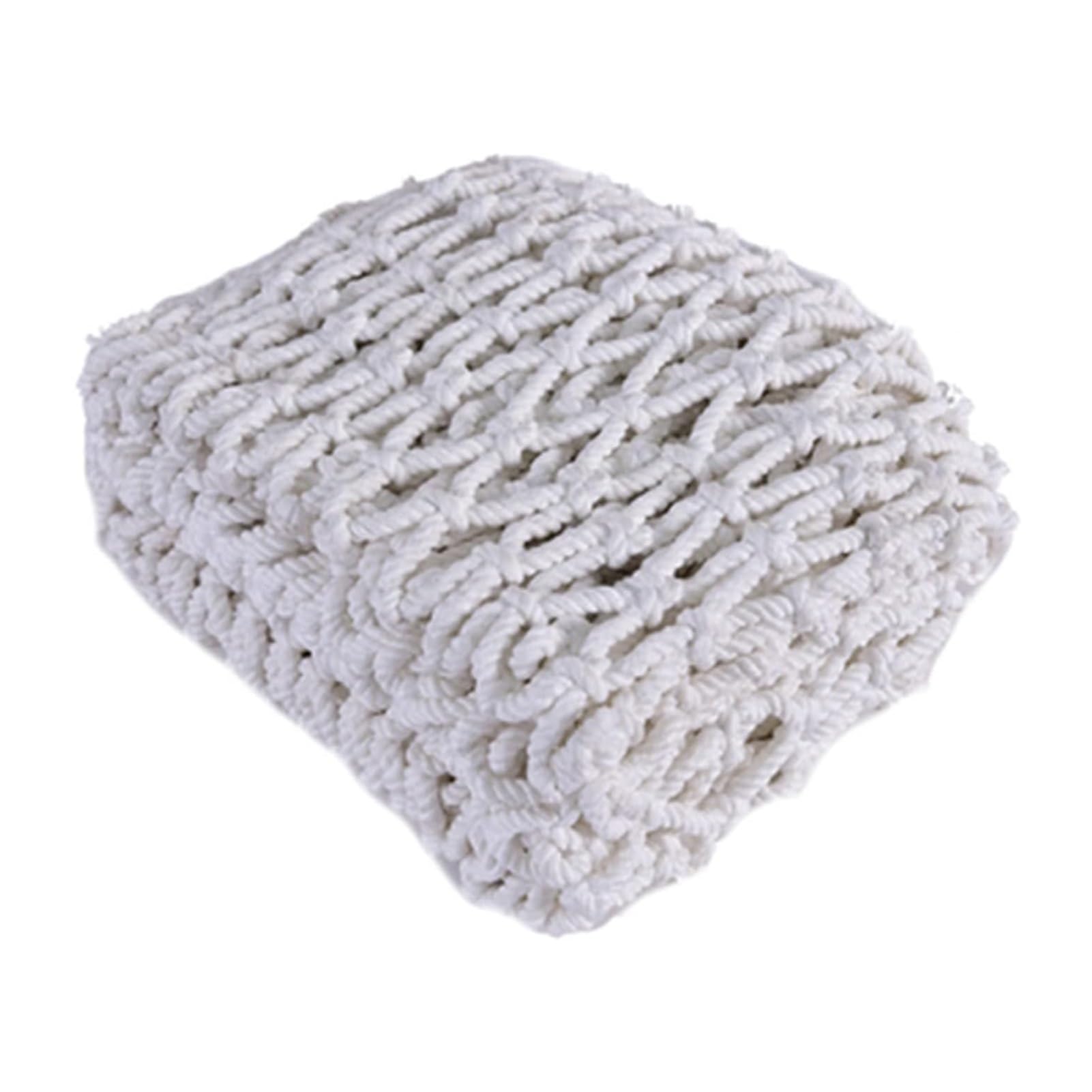 MYJIO Red de Seguridad Red de Protección Sin Taladrar Red Protectora Reforzada Red de Seguridad para Decoración de Jardín, para Balcón, Ventana, Escalera (Color : White5cm Mesh, Size : 6x8m(20x26ft)