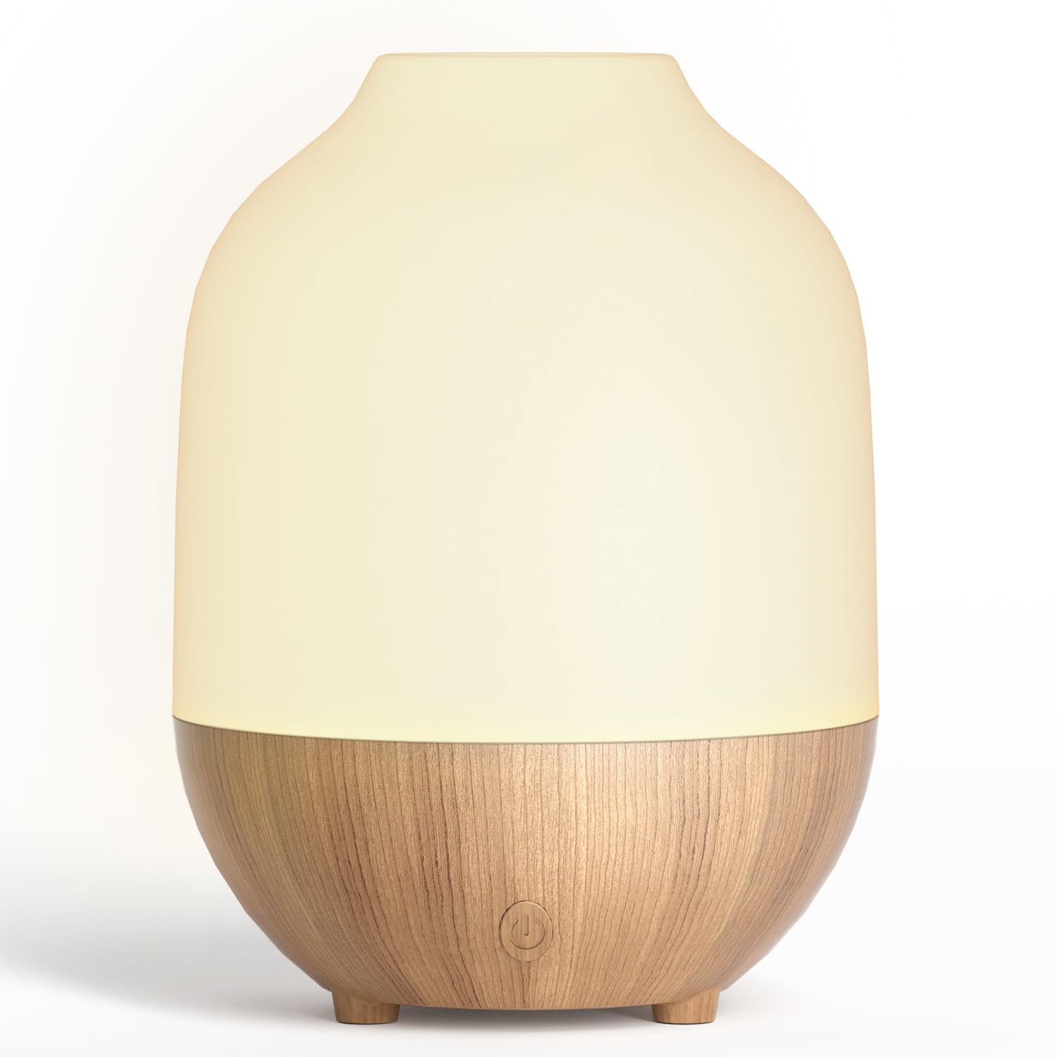 SALUBRITO Essential Oil Diffuser,100ml Ultrasonic Aromatherapy Diffuser for Home, Office, Cool Mist, Scented Oil Diffuser with Warm & 7 Color Light, Great for Yoga, Sleep, One Button Simple Control