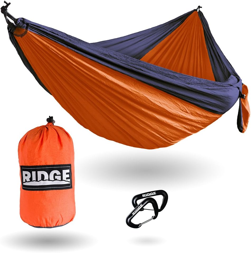 Ridge Double Hammock – Put Your Butt in Our Hammocks – Perfect Camping Hammock, Backpacking, Backyard, The Beach, Hiking, Travel, and The Best Hammock for Relaxing