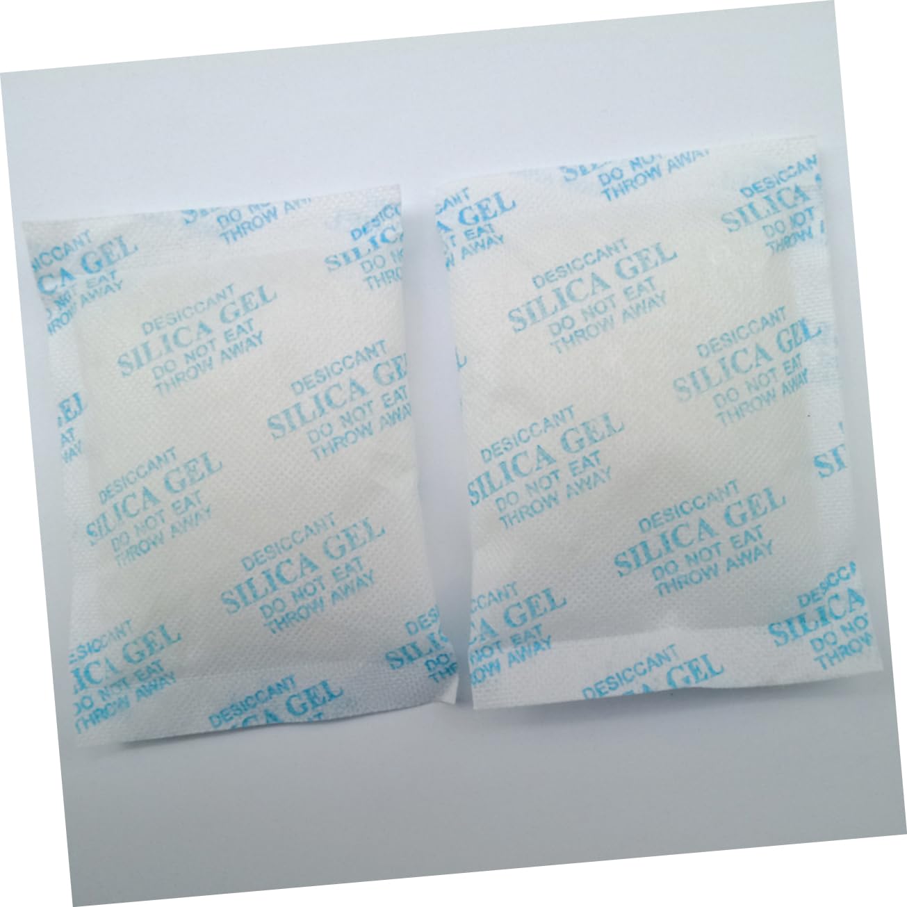 Anneome Lot de 100 Sachets Déshumidificateur Réutilisable en Gel de Silice 10g, Tissu Non Tissé pour Vêtements et Tiroirs, Contrôle D'humidité Condensation