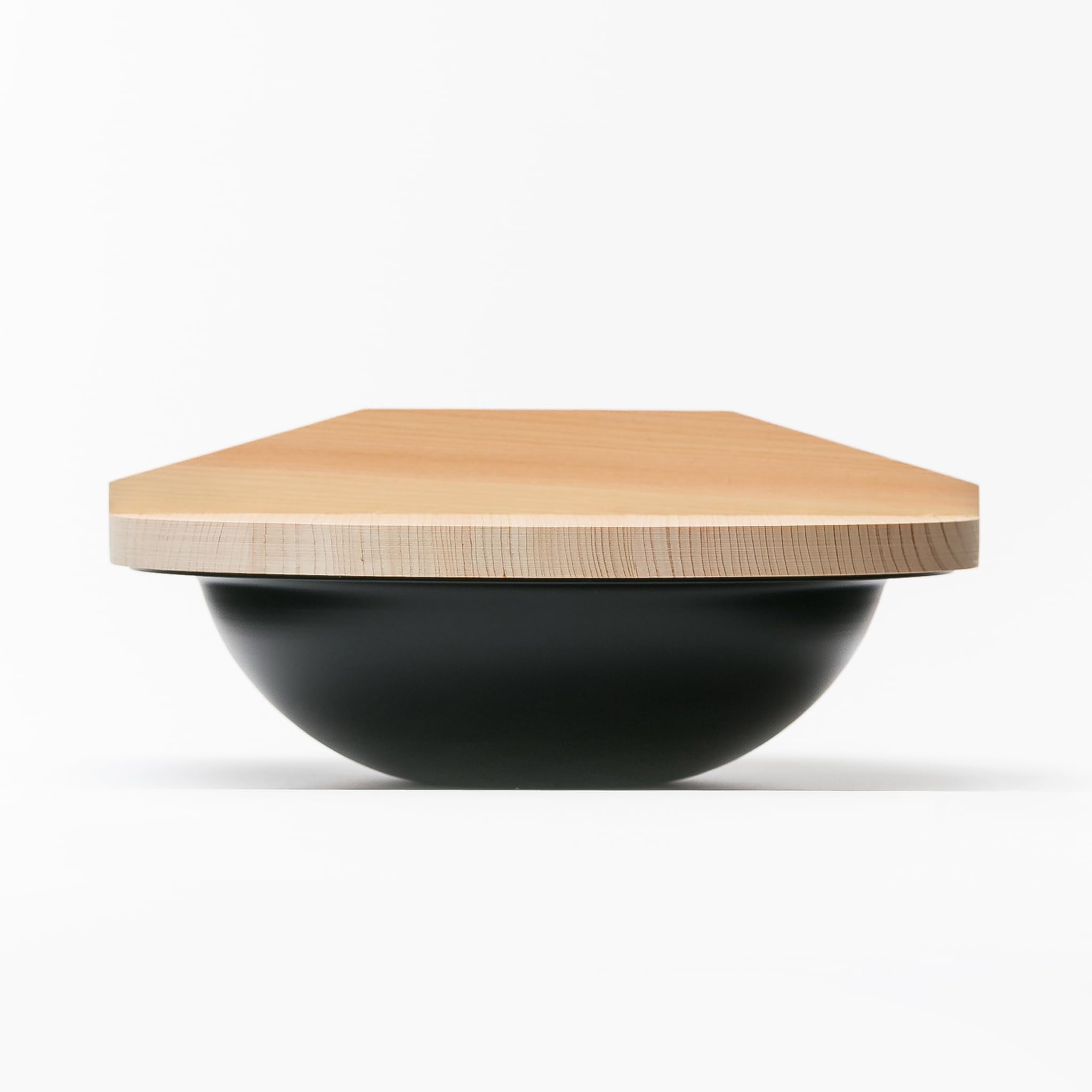 Amazon | HEGE（ヘゲ）φ280直火鍋1.0 ブラック 木蓋付きセット 28cm