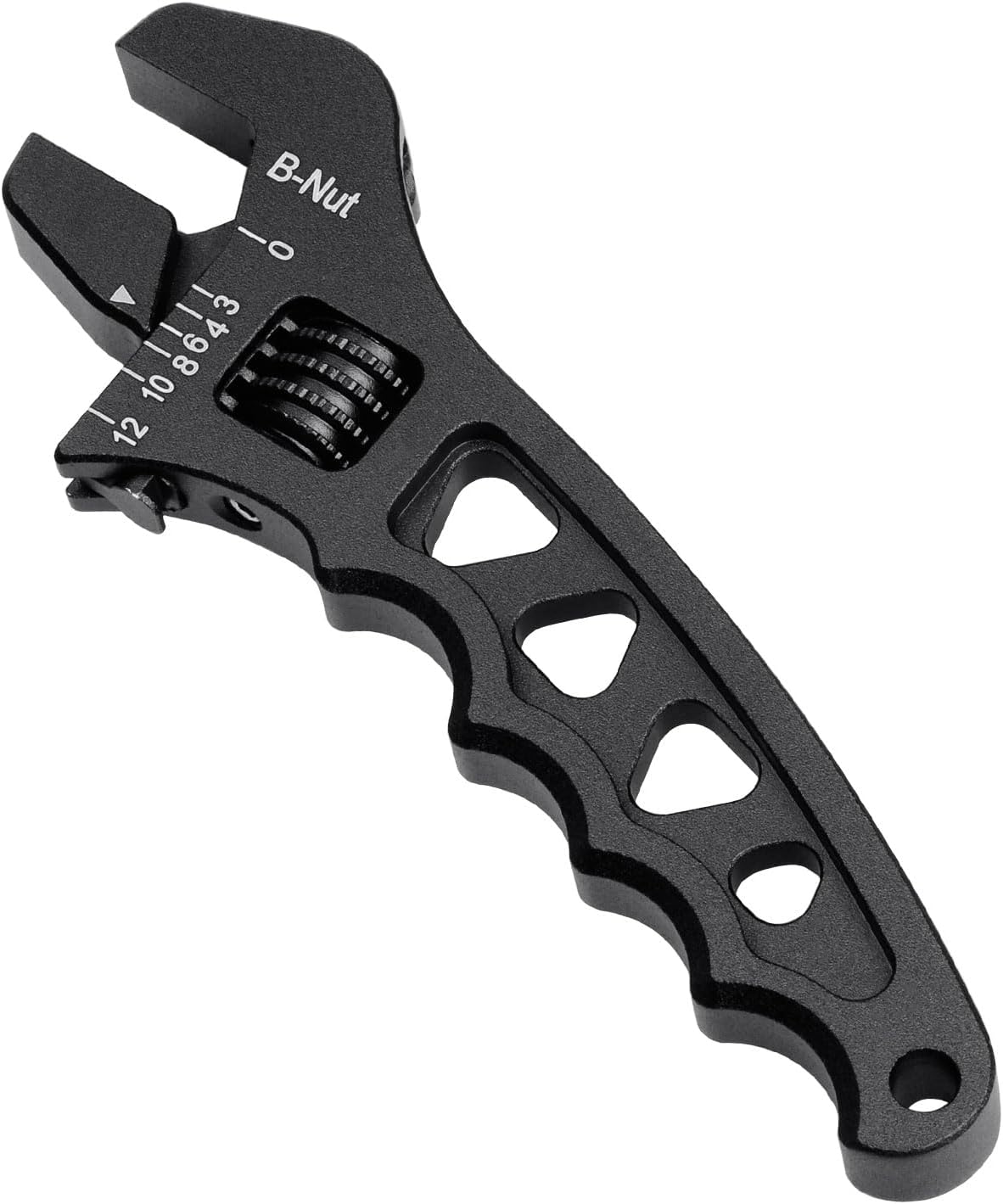 Adjustable 3AN-12AN Adjustable Wrench Spanner Lightweight for AN Hose Fitting Aluminum Black