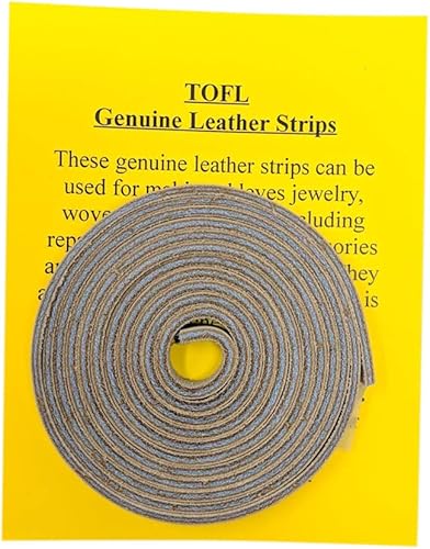 Miniatura 7 de TOFL Correa de cuero genuino de grano superior  72 pulgadas de largo  38 pulgadas de ancho  18 pulgadas de grosor (7-8 onzas)  1 tira de cuero para
