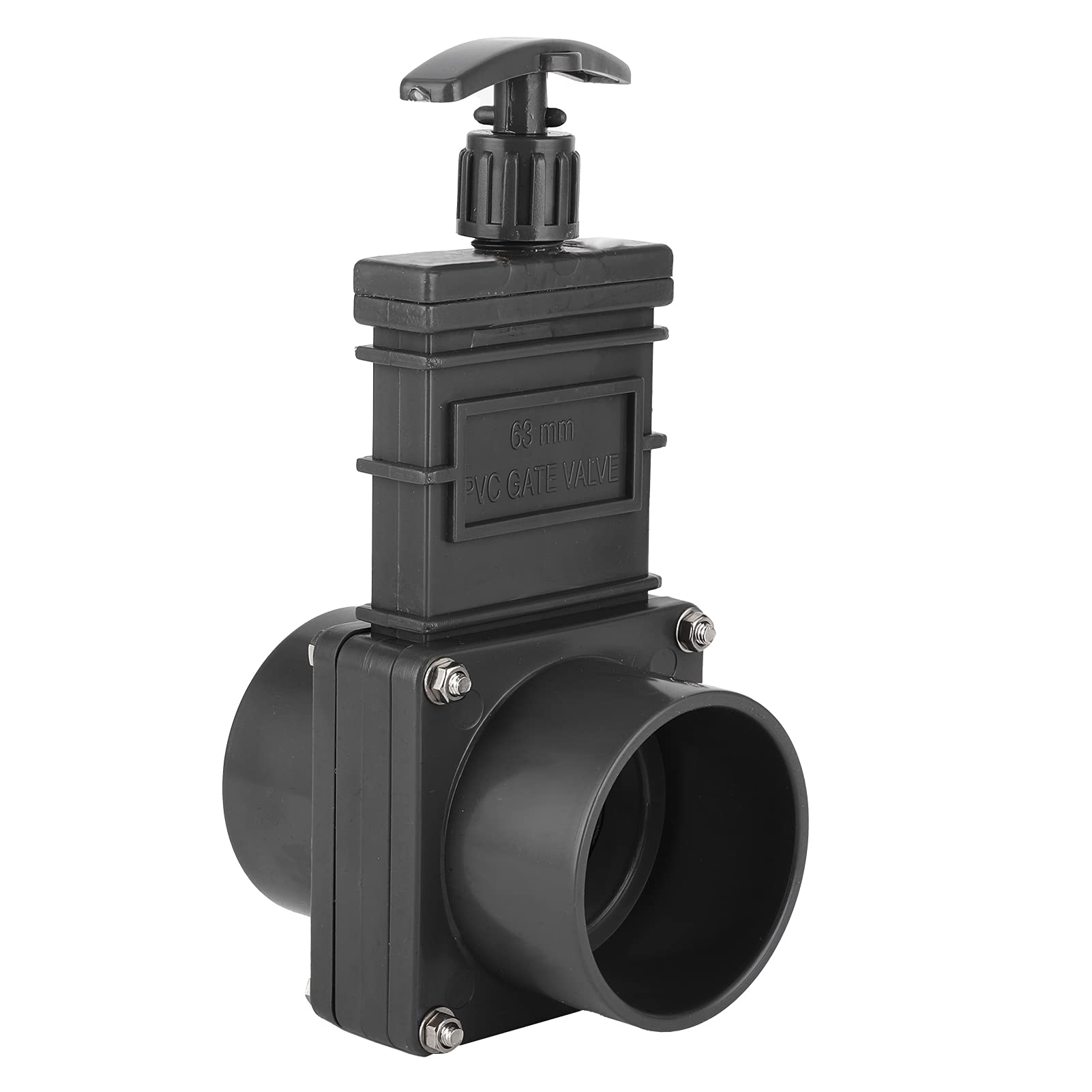 Keenso Valvola per Fognatura RV, Valvola a Saracinesca per Acqua RV 63 Mm Valvola di Scarico Ad Alta Efficienza di Lavoro per Roulotte, Camion Accessori per Caravan Ricambi per caravan
