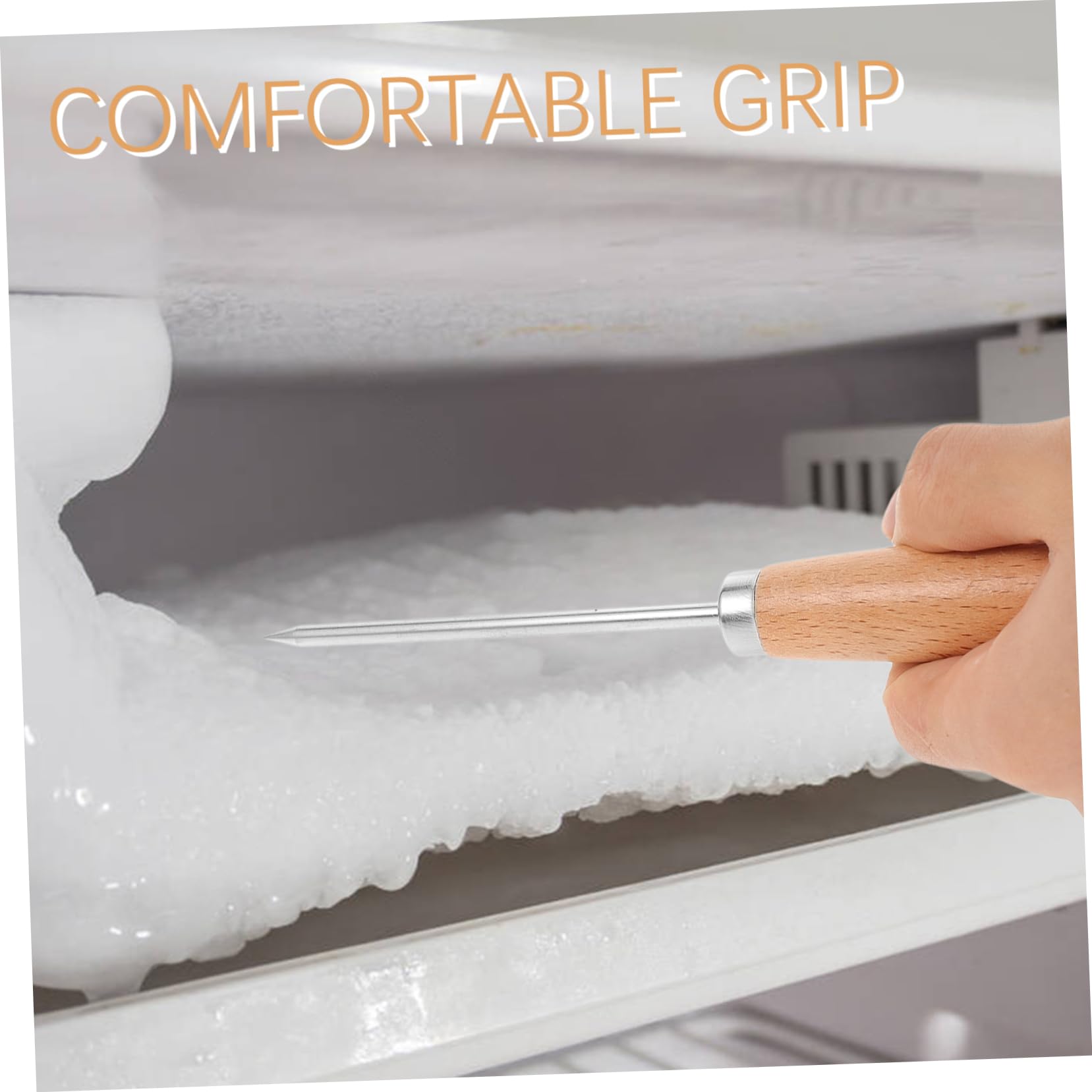 Cabilock 3sets Multi Functional Ice Crusher Tool Practical Ice for Home Bar and Restaurant Use Efficient Cleaning and Breaking Khaki Color 2pcs*3