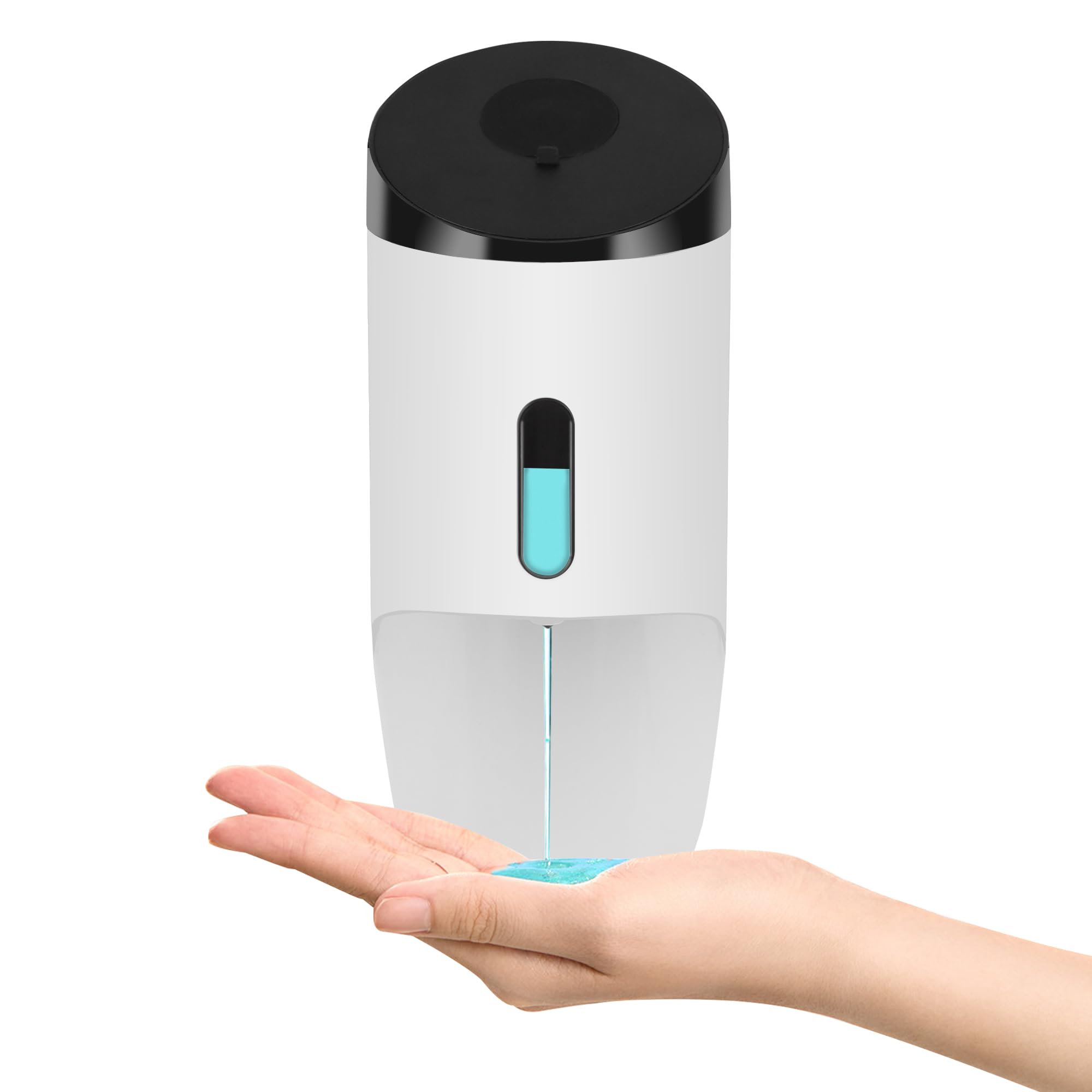 BOVONO Automatic Touchless Hand Soap, Wall Mounted USB Liquid Hand Soap Dispenser Pump