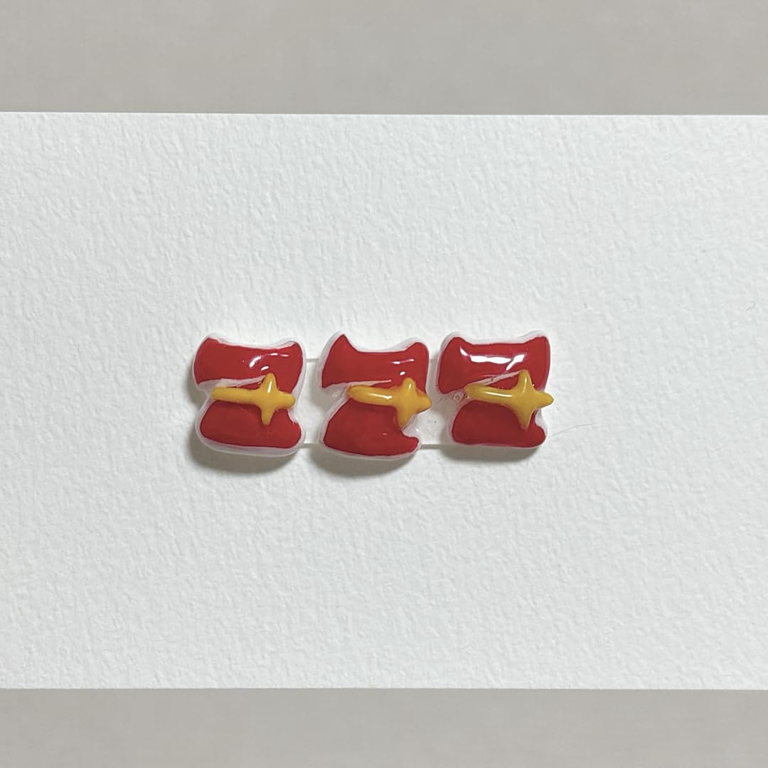 Amazon.co.jp: ジャグラー 3Dネイルパーツ 777 デコパーツ XIUK