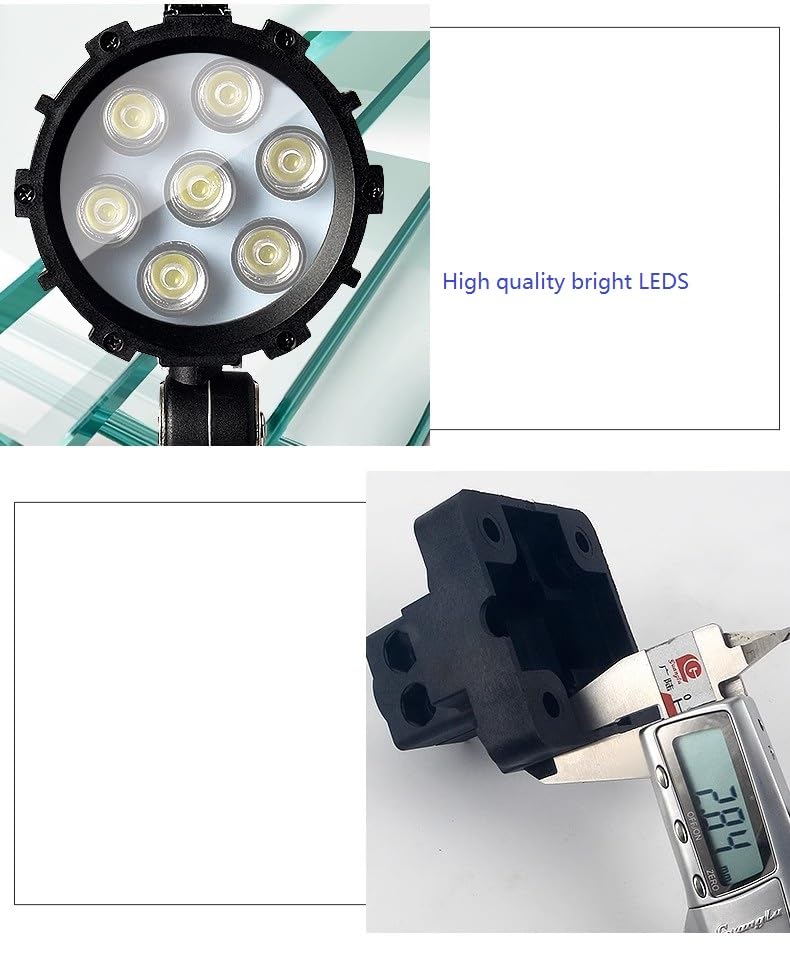 LEDワークライト Led Machine Lights IP68,7W 24V-36V Adjustable Aluminum Alloy