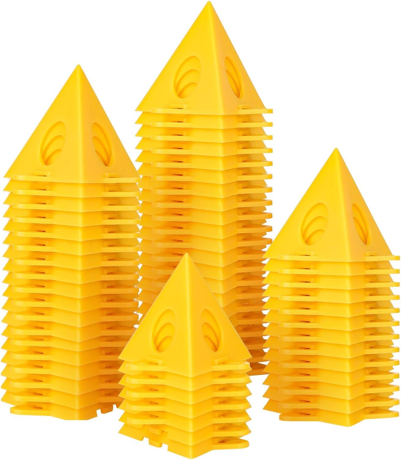 FDKJEJC 36 Painters PyramidStands - Paint Triangle Stands๏ผPaint Stands for Painting๏ผMini Cone Paint Stands for Cabinet and Door Risers Support (36)