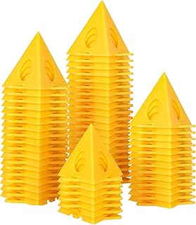 36pcs Painters PyramidStands - Paint Triangle Stands,Paint Stands for Painting,Mini Cone Paint Stands for Cabinet and Door Risers Support (36)