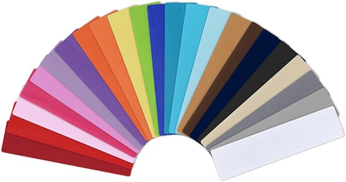 23 Pack Headbands for Women, Include Black, White, Pink, Red Headband | 23-Pack MulticolorMatches any outfit, Stretchy Non-SlipStays in place, Soft Cotton Fabric Hair BandsComfortable all day