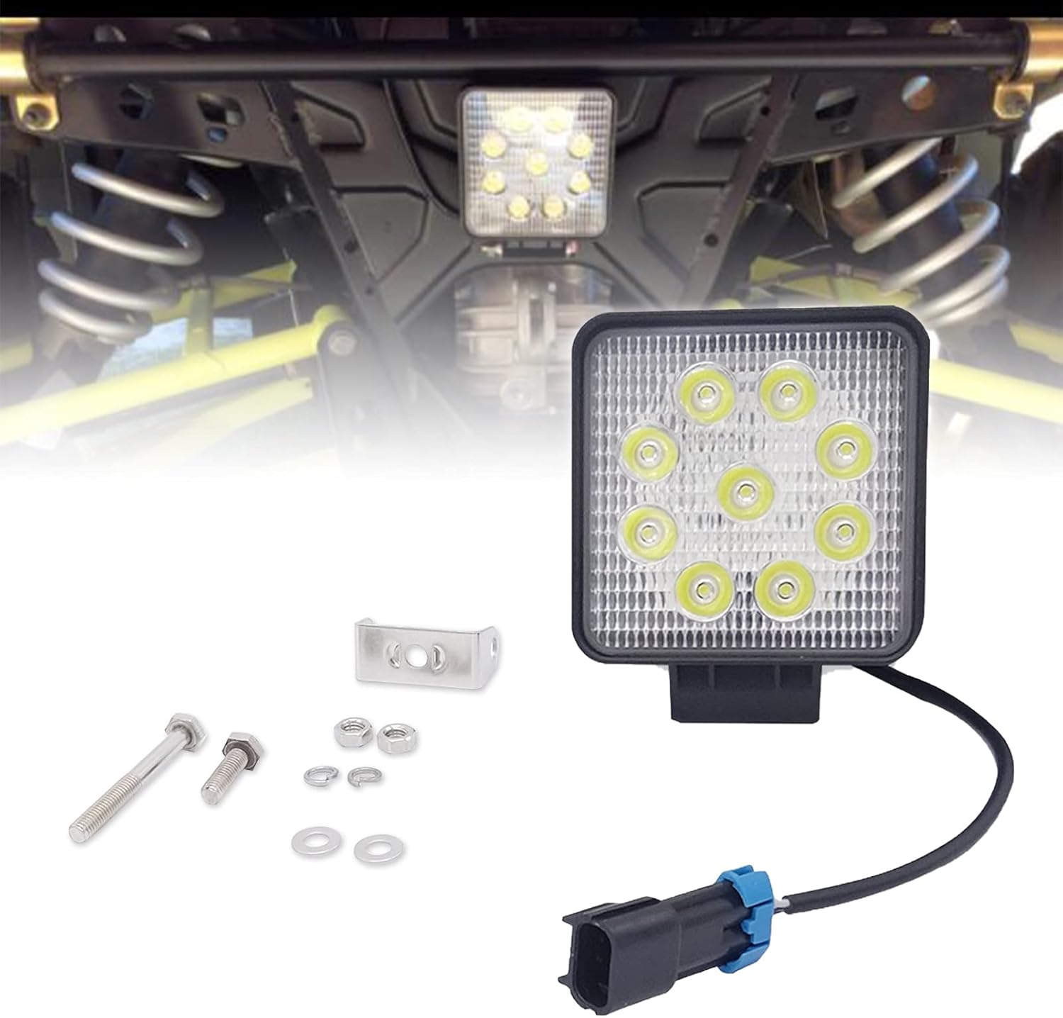 Black LED Tail Lights With REVERSE LIGHTS 1518 POLARIS RZR 900 & S