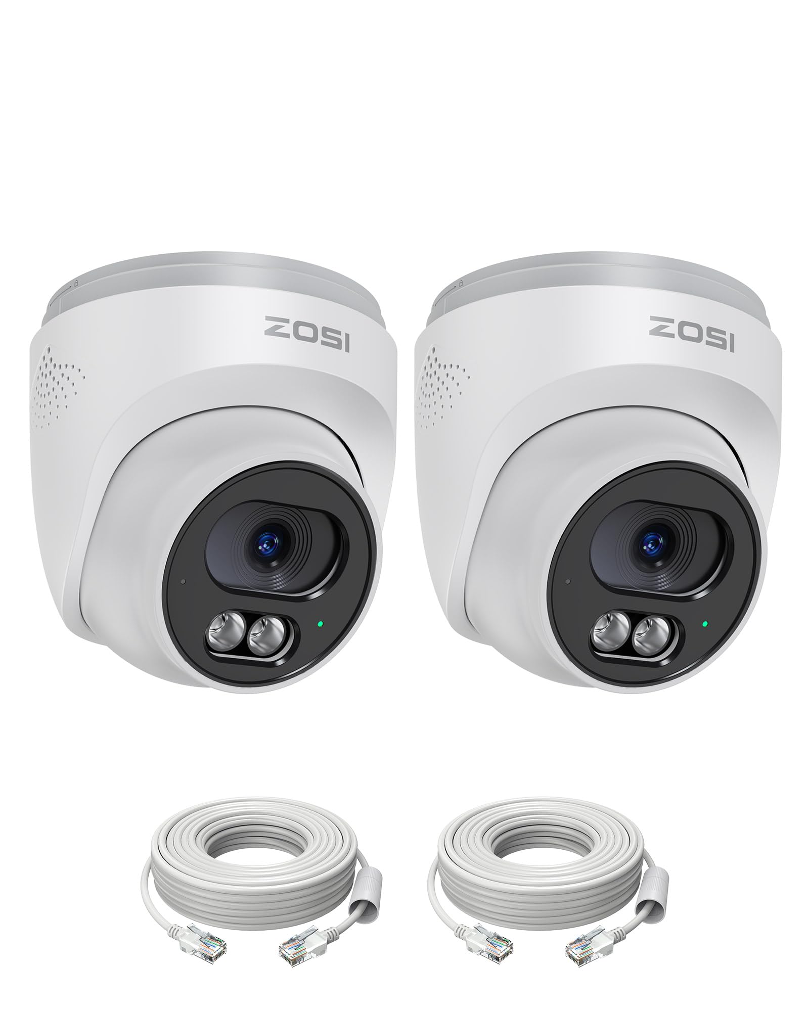 Amazon.com : ZOSI C220 2Pack 4MP QHD 2.5K Add-On PoE IP Camera
