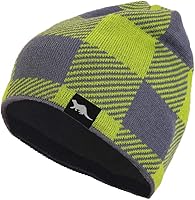Vista 9 de Gorro de punto impermeable 100% a prueba de viento - Gorro de calavera con forro de lana para hombres y mujeres, gorro de invierno cálido