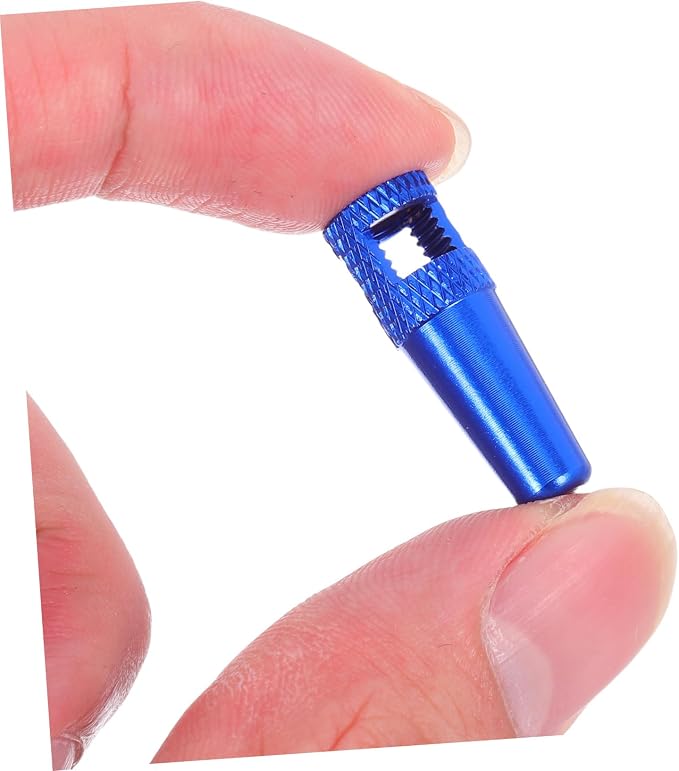 Tapas de válvula para neumáticos de bicicleta estilo francés, aluminio, 8 piezas miniatura 4