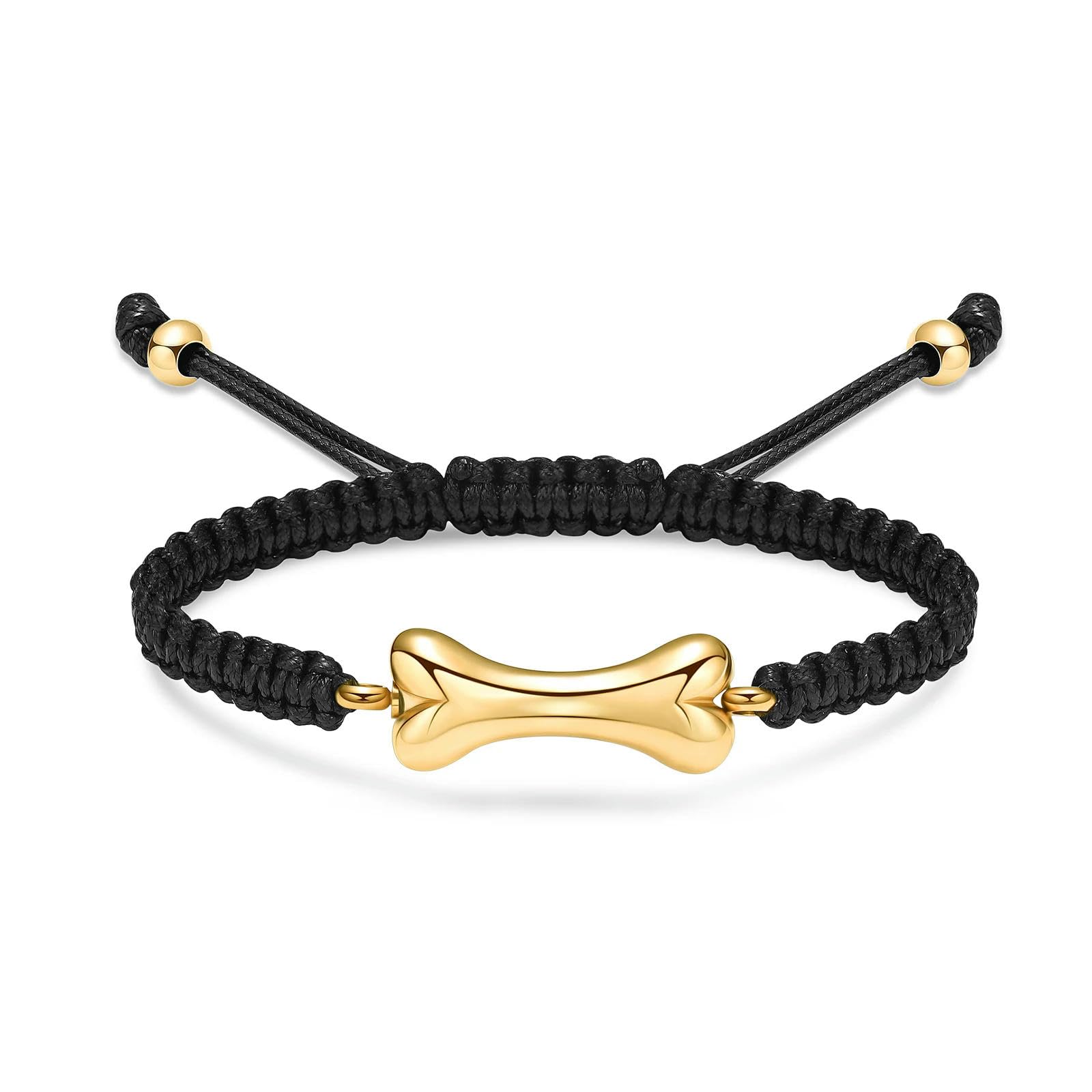 Souvenir des cendres de chien : bracelet urne funéraire ajustable