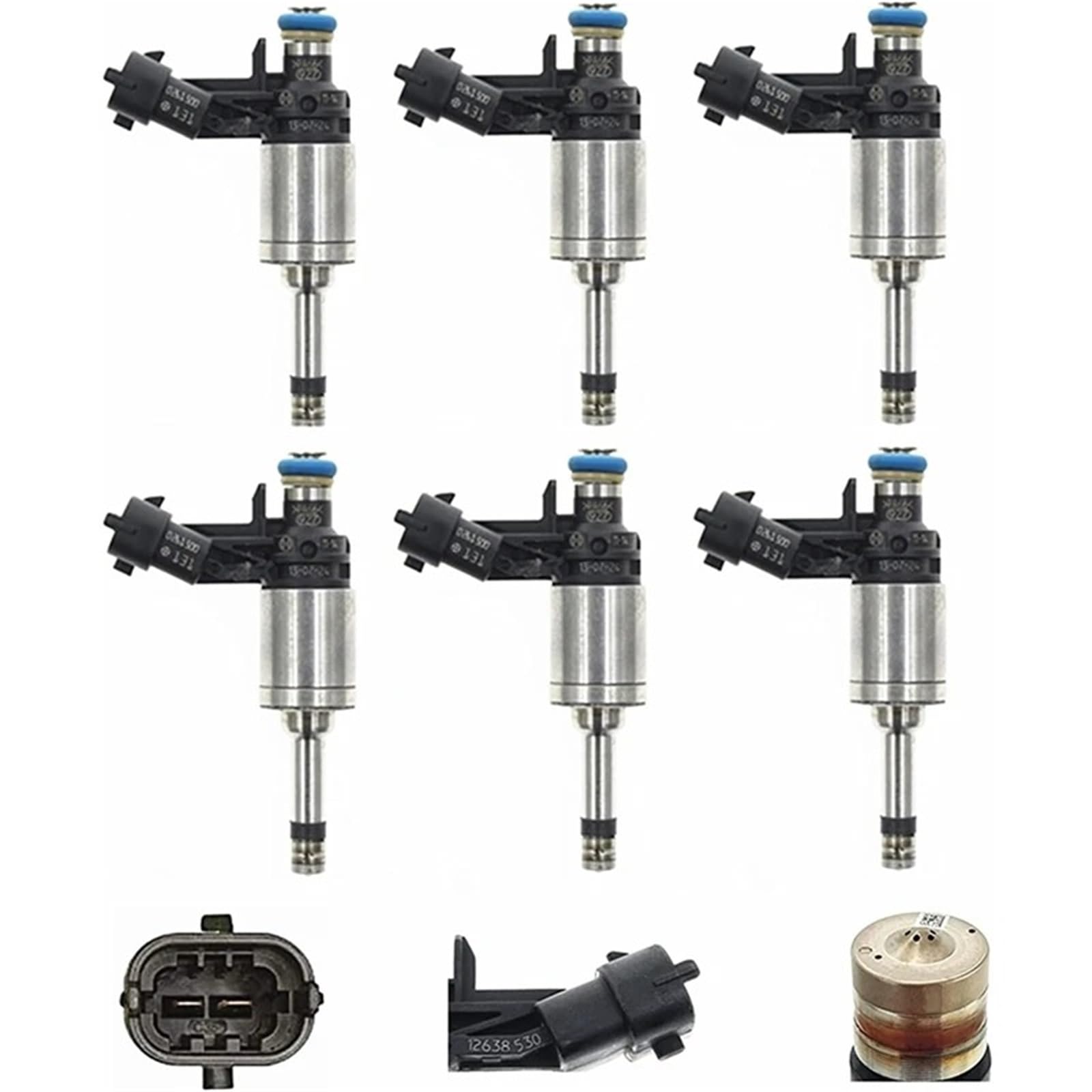 Zamiennik dysz wtryskiwacza paliwa 2012-2017 do Buick Enclave, Chevy Traverse i GMC Acadia 3.6L 12663380 6X wtryskiwacz paliwa 0261500303