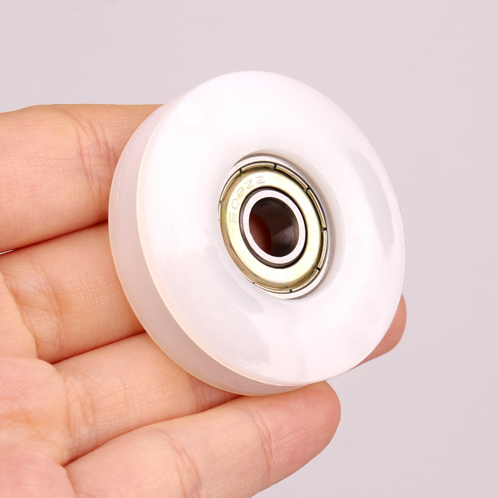 4pcs 30mm Round Groove Nylon Pulley Wheels Roller For 3mm Rope W/ 608zz 4pcs 30mm Round Groove Nylon Pulley Wheels Roller For 3mm Rope W/ 608zz
