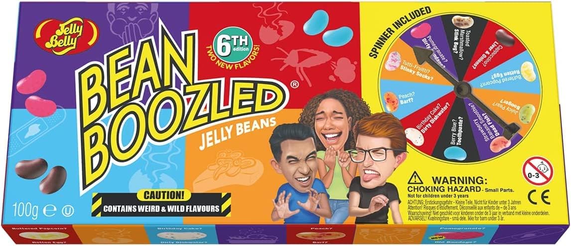 Jelly Belly Jelly Beans, Bean Boozled 5th Edition, Spinner Set - 100g, Pack of 2