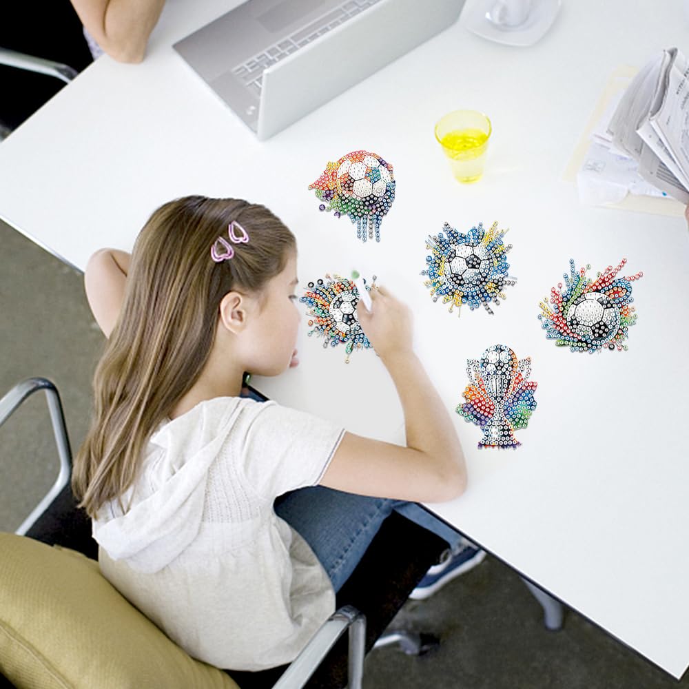 5 Pièces Diamond Painting Porte Clé-Pendentifs Peinture Diamant 5 Pièces Diamond Painting Porte Clé-Pendentifs Peinture Diamant