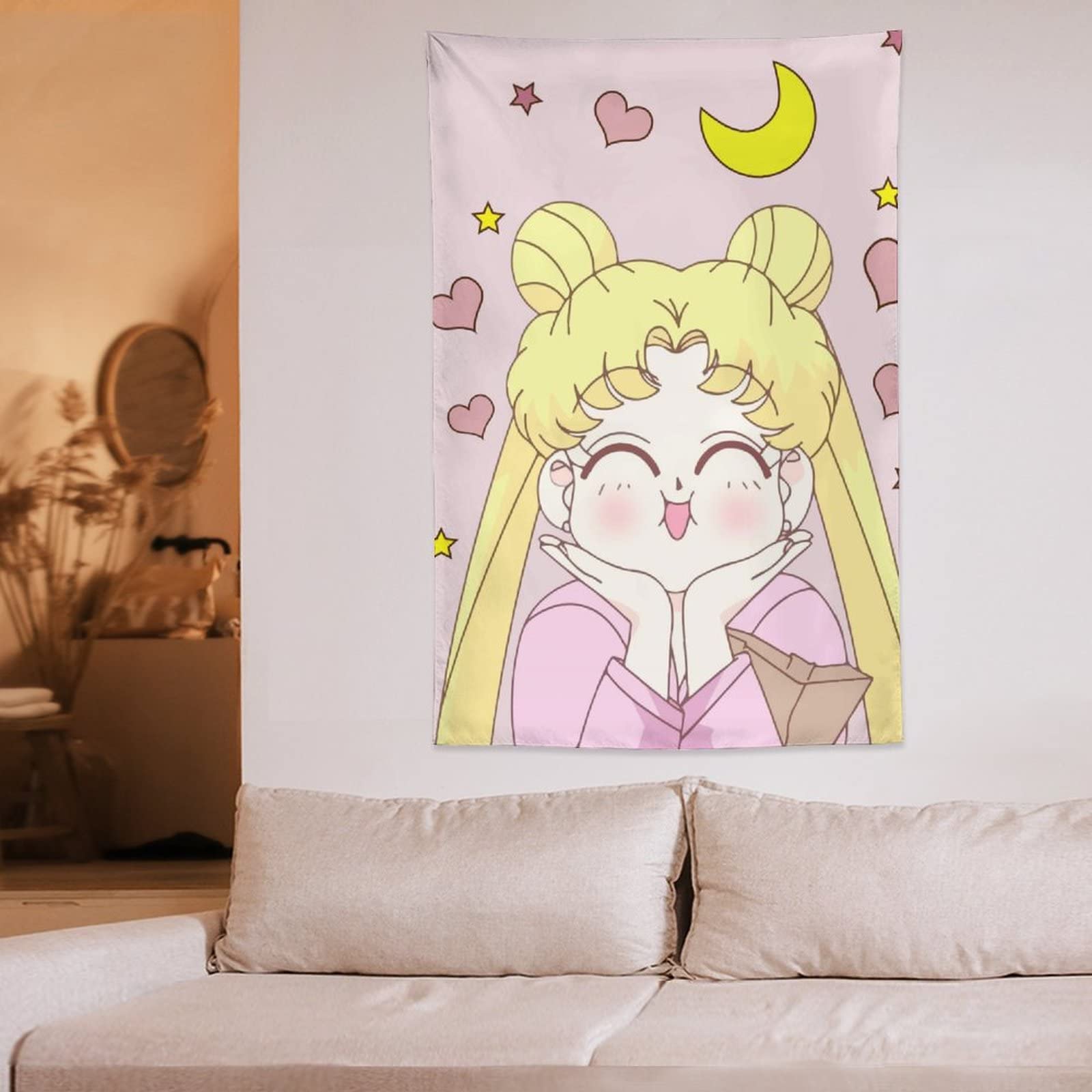 Amazon.co.jp: タペストリー 月野うさぎ セーラームーン 可愛い 大判