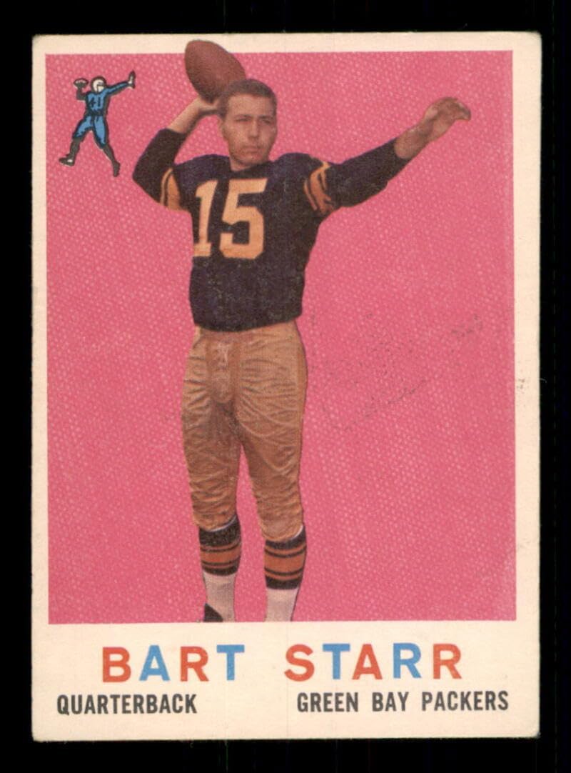 Football Trading Card 1959 Topps #23 Bart Starr G/VG Good/Very Good Packers