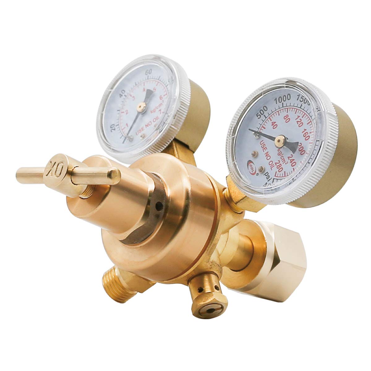 LX65/88 Oxygen Regulator CGA540 – Forged Brass, 0-4000 PSI Inlet, 0-200 PSI Outlet, Industrial Grade