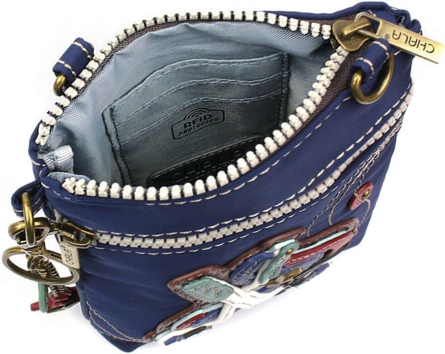 Chala Group Handbags Hockey Venture Cellphone Crossbody Handbag RFID Protected Navy