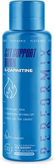 PERFORMIX - SST Support Burn - Fast-Acting L-Carnitine Liquid - Converts Fat Into Energy - Improves Memory & Focus - Metabolism Support - Stim Free - for Men & Women - Ice Berry - 31 Servings