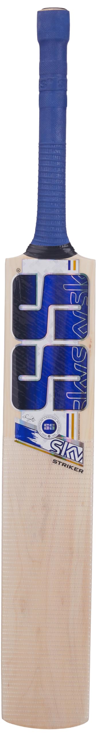 SS Sky Striker Size-3 KW Bat, 800 Grams, Lightweight for Juniors, Durable Willow for Tennis Ball, Strong Grip, Shock Absorption, Best for Cricket Practice-image-37