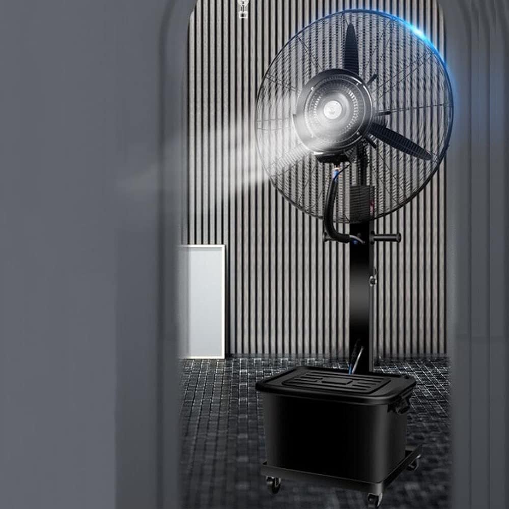Moving Misting Fan with Water Tank 42L Large Capacity Portable Mist Fan with 90 Degree Oscillation for Outdoor, Patio, Backyard