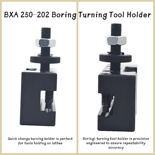 Miniatura 3 de waltyotur BXA 250-204 - Soporte de barra de perforación resistente, cambio rápido, soporte de barra de perforación resistente para torno CNC